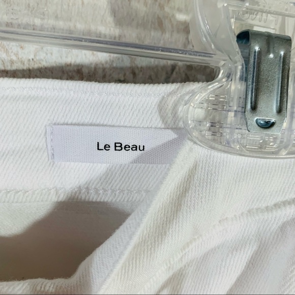 Frame NWT Le Beau Distressed High Rise Straight Leg Jeans Size 26 - Picture 8 of 12